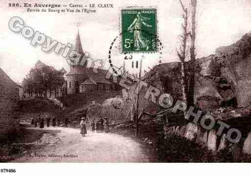 Ville de CLAUX(LE), carte postale ancienne