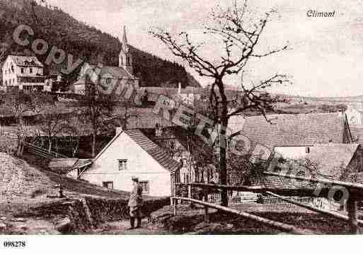 Ville de CLIMONT, carte postale ancienne