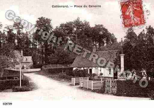 Ville de COTTEVRARD, carte postale ancienne