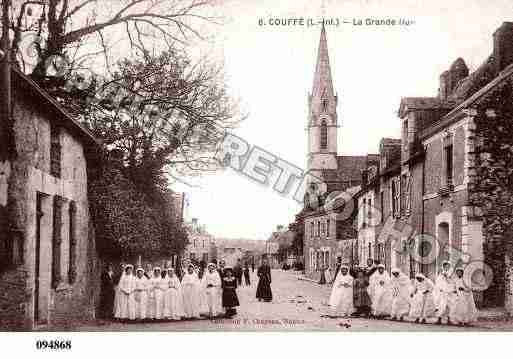 Ville de COUFFE, carte postale ancienne