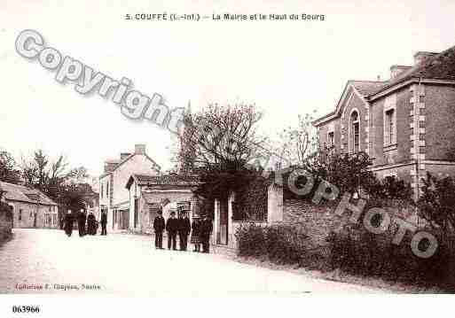 Ville de COUFFE, carte postale ancienne