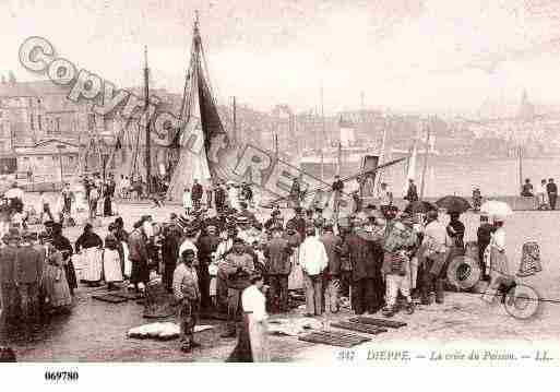 Ville de DIEPPE, carte postale ancienne