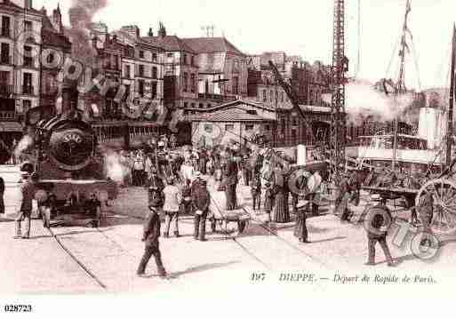 Ville de DIEPPE, carte postale ancienne