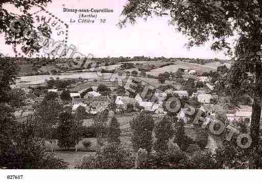 Ville de DISSAYSOUSCOURCILLON, carte postale ancienne