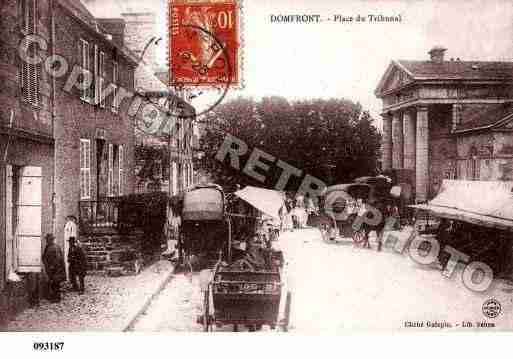 Ville de DOMFRONT, carte postale ancienne