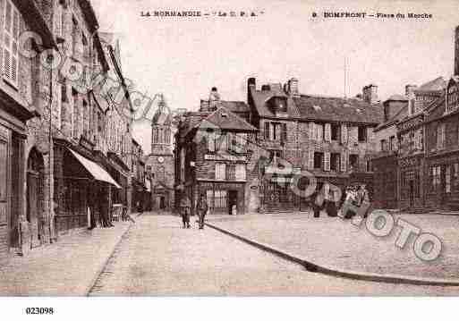 Ville de DOMFRONT, carte postale ancienne