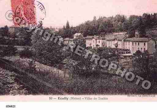 Ville de ECULLY, carte postale ancienne