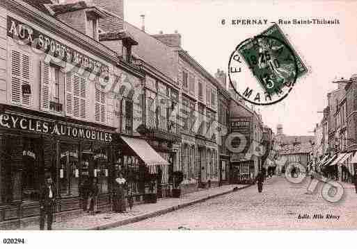 Ville de EPERNAY, carte postale ancienne