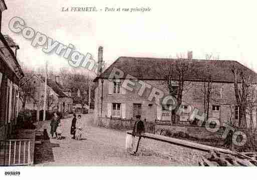 Ville de FERMETE(LA), carte postale ancienne