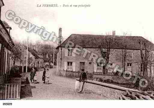 Ville de FERMETE(LA), carte postale ancienne