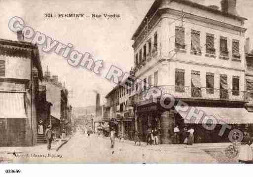 Ville de FIRMINY, carte postale ancienne