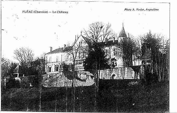 Ville de FLEAC, carte postale ancienne