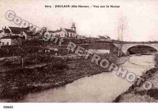 Ville de FOULAIN, carte postale ancienne