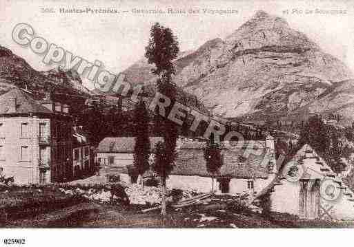 Ville de GAVARNIE, carte postale ancienne