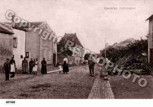 Ville de GAVISSE, carte postale ancienne