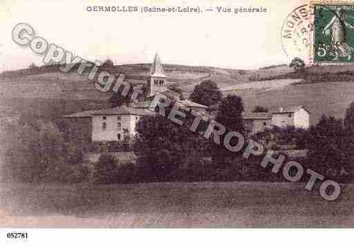 Ville de GERMOLLES, carte postale ancienne Ville de GERMOLLES, carte postale ancienne