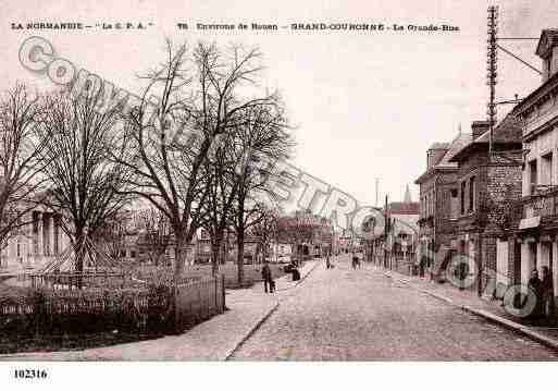 Ville de GRANDCOURONNE, carte postale ancienne