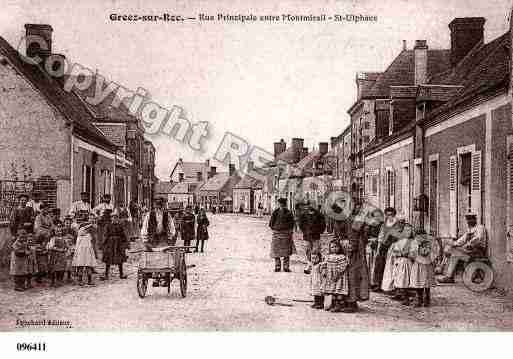 Ville de GREEZSURROC, carte postale ancienne