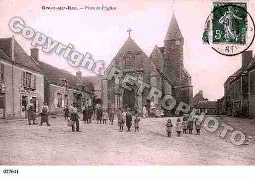 Ville de GREEZSURROC, carte postale ancienne