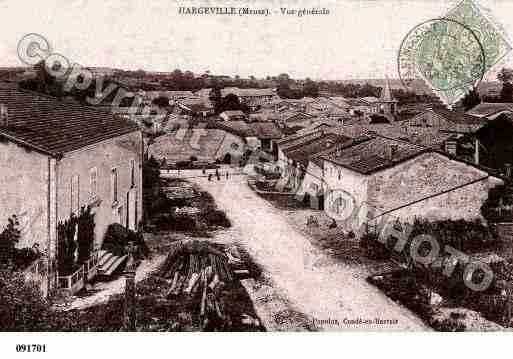 Ville de HARGEVILLE, carte postale ancienne