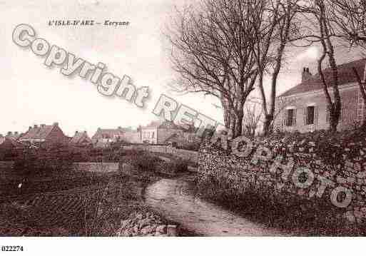 Ville de ILED'ARZ, carte postale ancienne