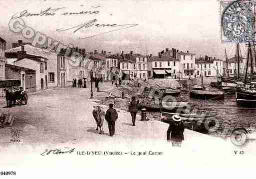 Ville de ILED'YEU(L'), carte postale ancienne