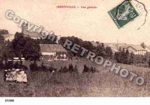 Ville de JESONVILLE, carte postale ancienne