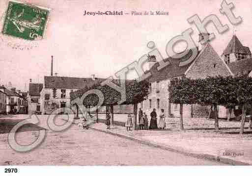 Ville de JOUYLECHATEL, carte postale ancienne