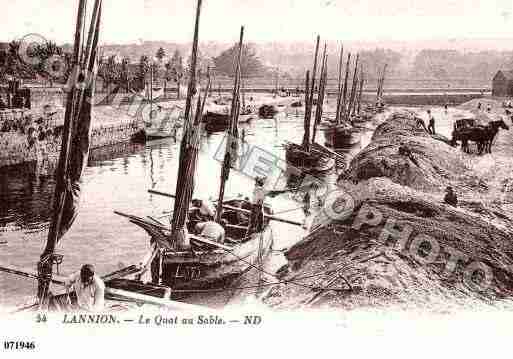 Ville de LANNION, carte postale ancienne