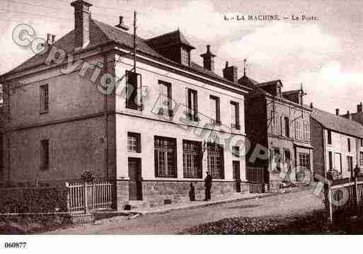 Ville de MACHINE(LA), carte postale ancienne