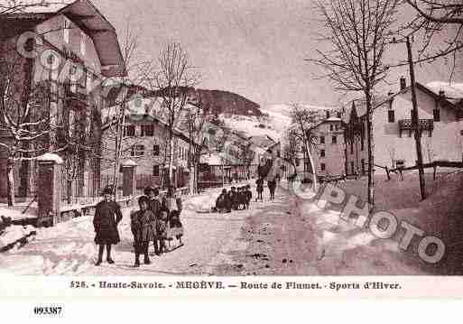 Ville de MEGEVE, carte postale ancienne