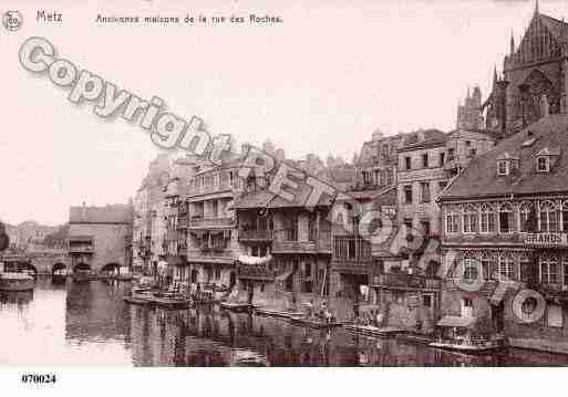 Ville de METZ, carte postale ancienne