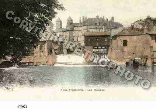 Ville de METZ, carte postale ancienne