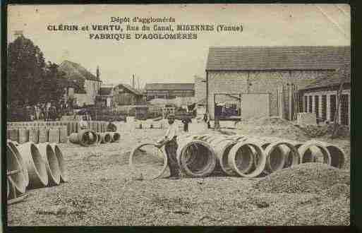 Ville de MIGENNES, carte postale ancienne