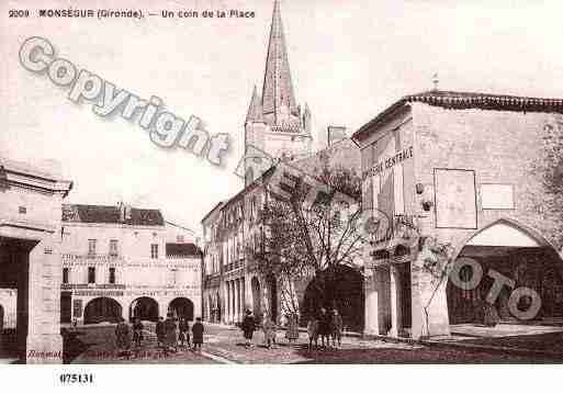 Ville de MONSEGUR, carte postale ancienne