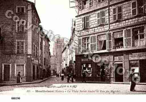 Ville de MONTBRISON, carte postale ancienne