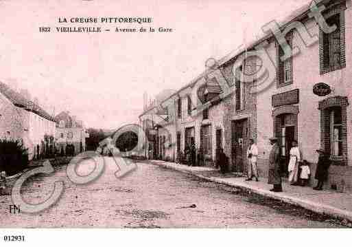 Ville de MOURIOUX, carte postale ancienne
