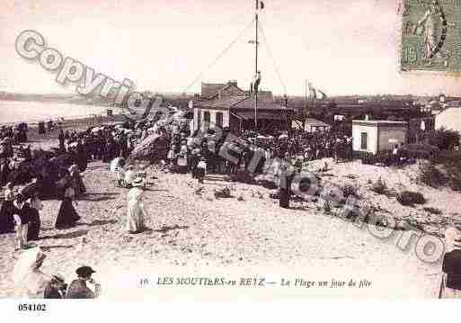 Ville de MOUTIERSENRETZ(LES), carte postale ancienne