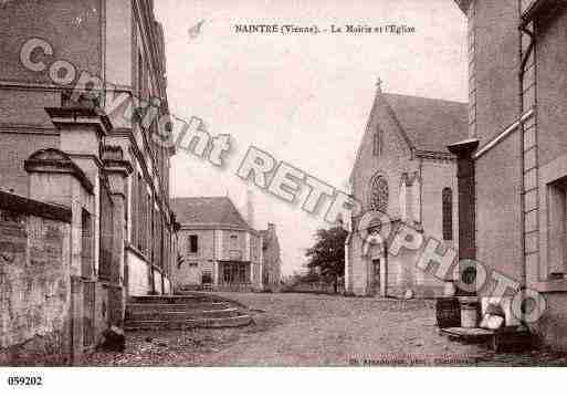 Ville de NAINTRE, carte postale ancienne