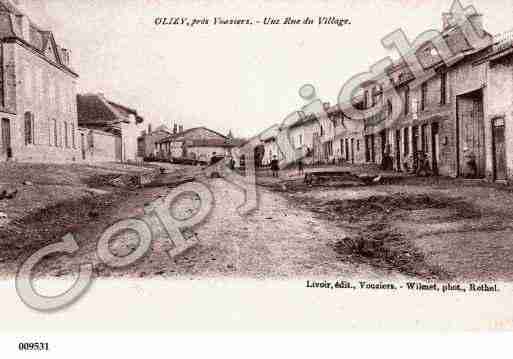 Ville de OLIZY, carte postale ancienne