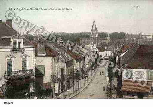 Ville de PARAYLEMONIAL, carte postale ancienne