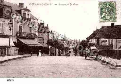 Ville de PARAYLEMONIAL, carte postale ancienne