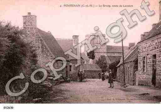 Ville de PENVENAN, carte postale ancienne