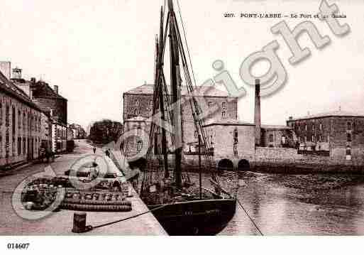 Ville de PONTL\'ABBE, carte postale ancienne