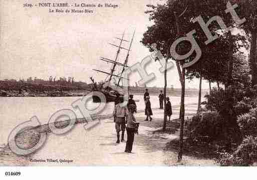 Ville de PONTL'ABBE, carte postale ancienne