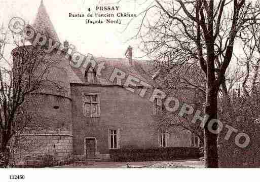 Ville de PUSSAY, carte postale ancienne