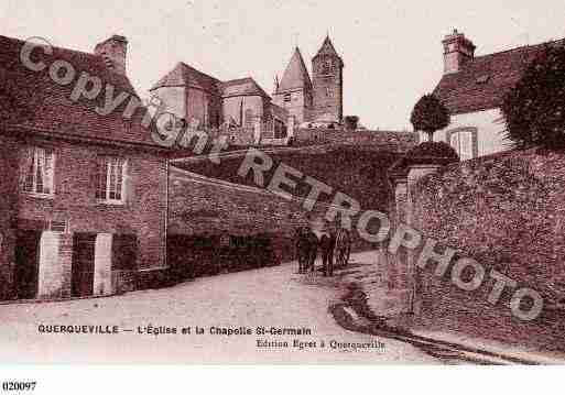 Ville de QUERQUEVILLE, carte postale ancienne