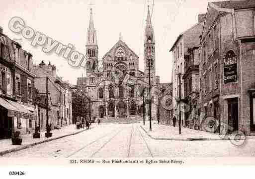 Ville de REIMS, carte postale ancienne