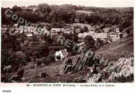 Ville de ROCHEFORTENTERRE, carte postale ancienne