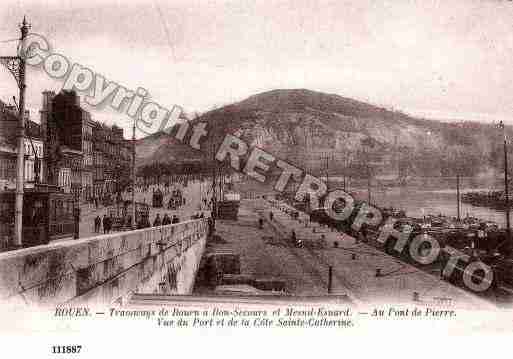 Ville de ROUEN, carte postale ancienne